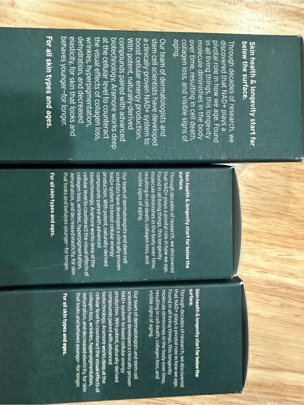 NAD+ Skin System Energizing Treatment Serum — Dark Green